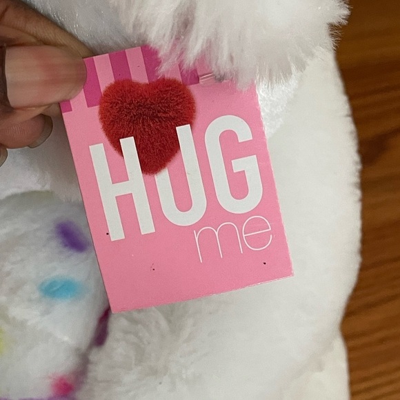 Kellytoy White Plush Bear Holding a multicolored cupcake NWT - Picture 3 of 9